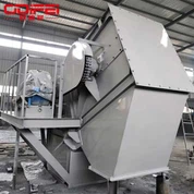 Elevatore a nastro verticale di sabbia da cantiere